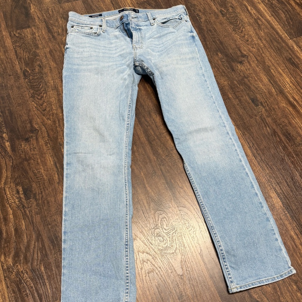 Mens Hollister Slim Straight Jeans 34x32